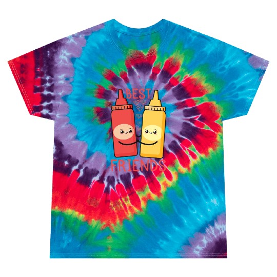 Ketchup Mustard Best Friends Forever Tie Dye T Shirts
