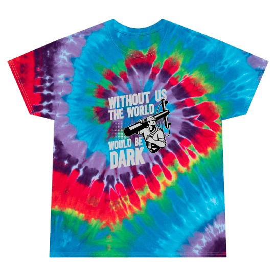 Funny Electrical Lineman Saying Thank A Lineman Tie Dye T Shirts