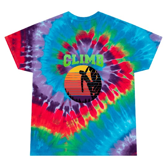 Retro Climbing – Climb Tie Dye T Shirts