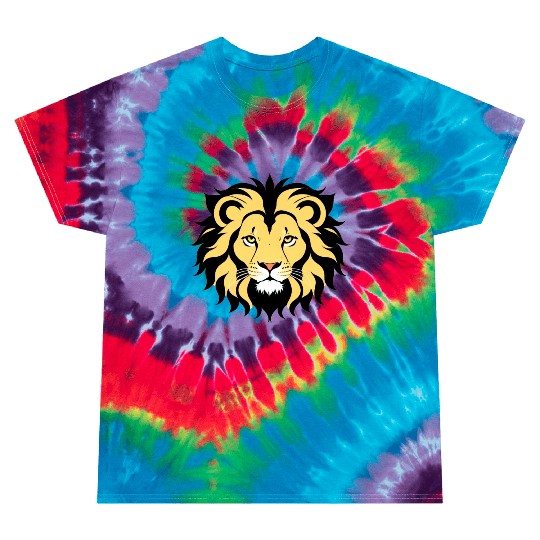 Royal Cartoon Lion - King of the Jungle 9 Tie Dye T Shirts