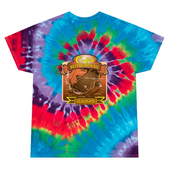 Catfish Deep Brown Ale Tie Dye T Shirts