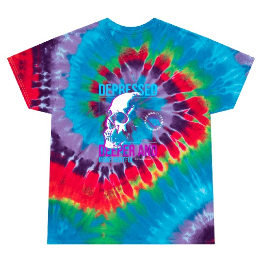 Depressed Streetwear Tie Dye T Shirts