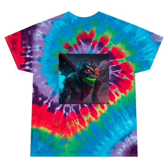ZOMBIE IRON MAIDEN (version 15) Tie Dye T Shirts