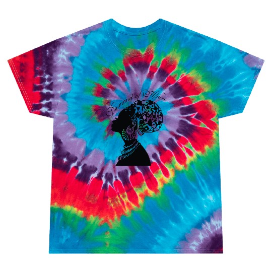 Diamond of Africa black power Tie Dye T Shirts