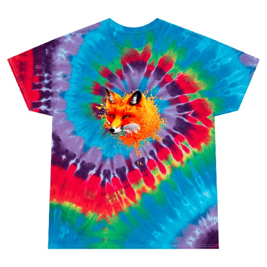 Wild creativity fox Tie Dye T Shirts