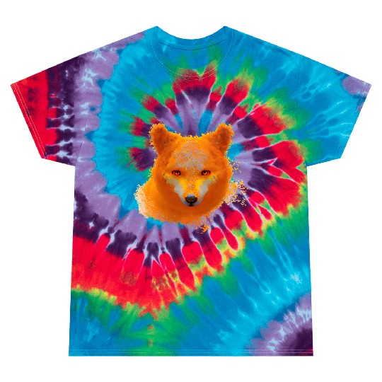 Wild creativity fox Tie Dye T Shirts