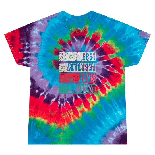 Retro Birthday Year Vintage 1985 Tie Dye T Shirts