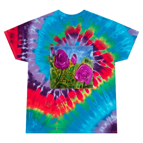 Hand Painted Roses Tie Dye T Shirts Tie Dye T Shirts Mugs Tote Bags