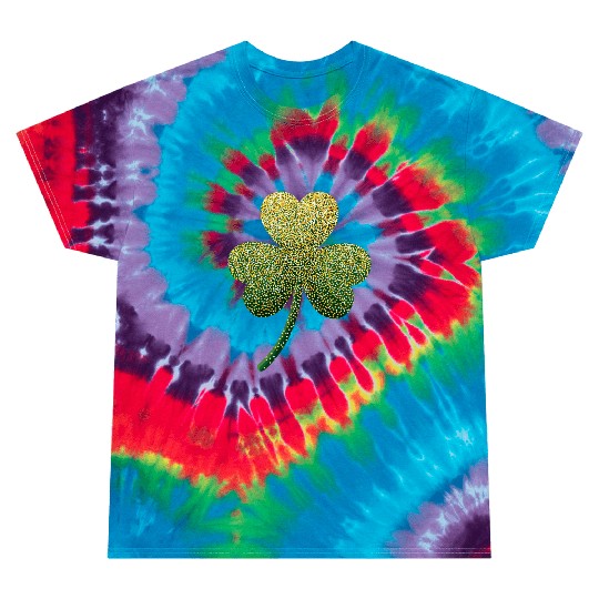 Lucky Shamrock Women St Patrick's Day Tie Dye T Shirts