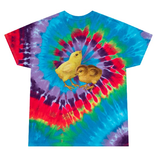 Easter Chick Tie Dye T Shirts