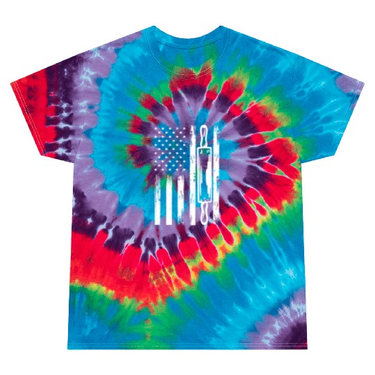USA Flag Bread Baker America Tie Dye T Shirts