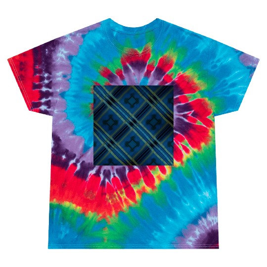Indigo Tartan A Trendsetter's Delight Tie Dye T Shirts