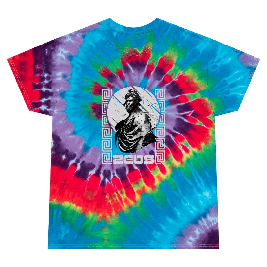 Zeus God Of Thunder Mythology Greek Gods Tie Dye T Shirts