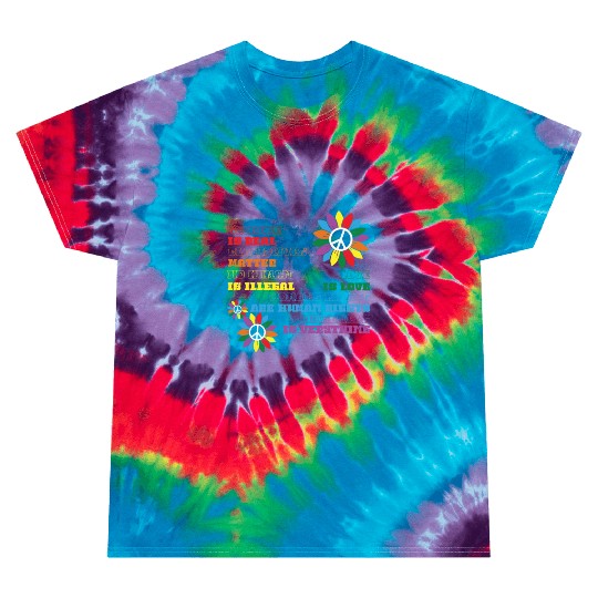 Distressed Science Is Real Black Tie Dye T Shirts