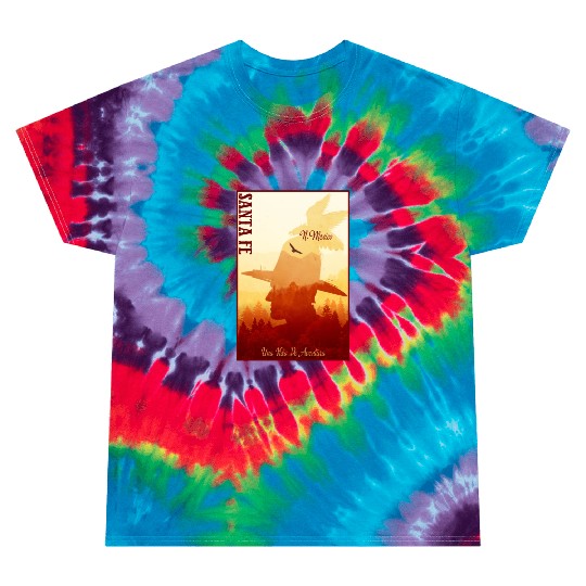 Santa Fe New Mexico wild west town Tie Dye T Shirts