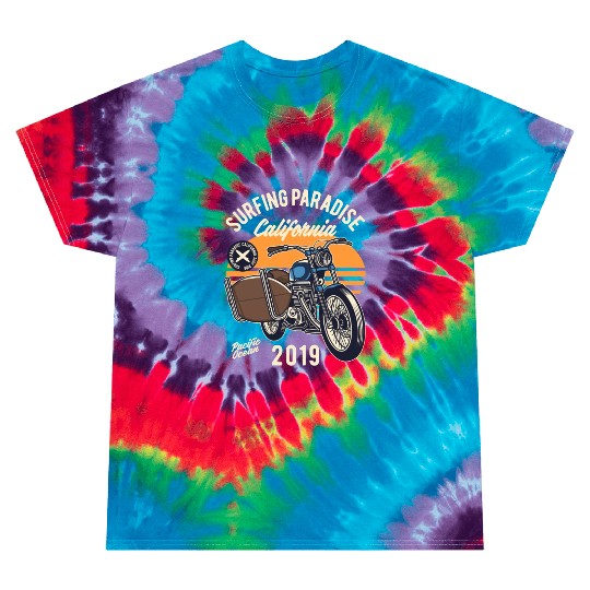 Motorcycle Bike Tie Dye T Shirts