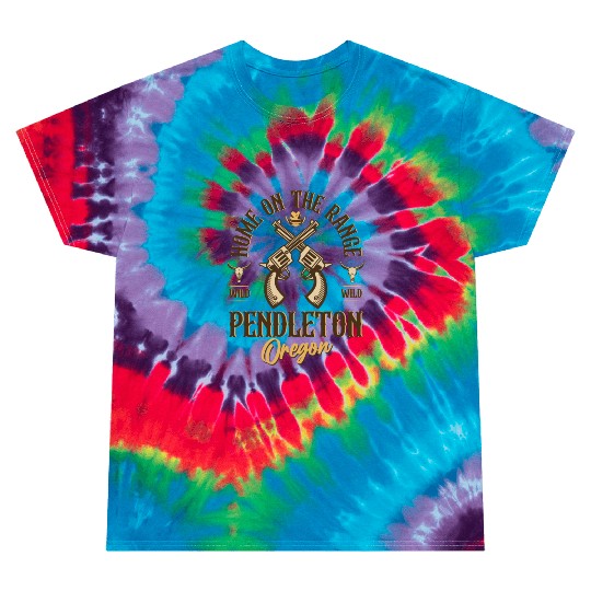 Pendleton Oregon wild west town Tie Dye T Shirts