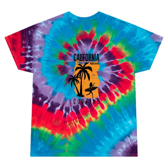 California Malibu Tie Dye T Shirts