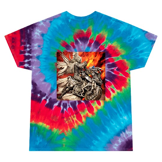 Devil Hellfire Riding Motorcycle Tie Dye T Shirts