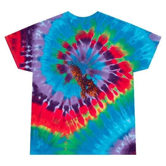 Hawk flying Tie Dye T Shirts