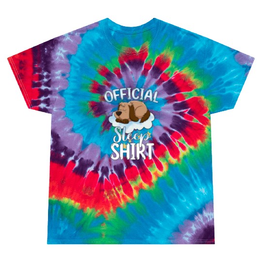 Official Sleep Tie Dye T Shirts Dog