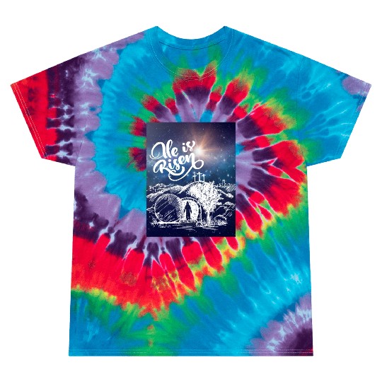 He Is Risen!Jesus,Easter, Bright & Morning Star Tie Dye T Shirts