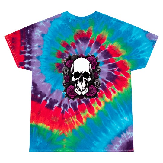 Los Angeles Mexican sugar skull Tie Dye T Shirts
