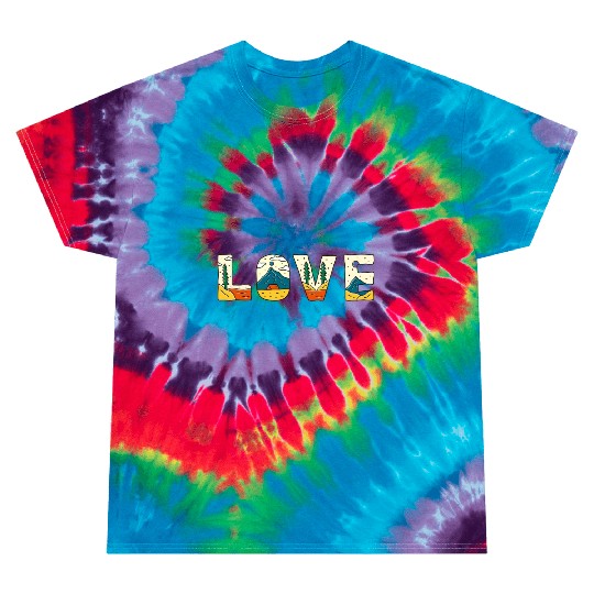 Nature's Love Words: Eco-Friendly Design Tie Dye T Shirts