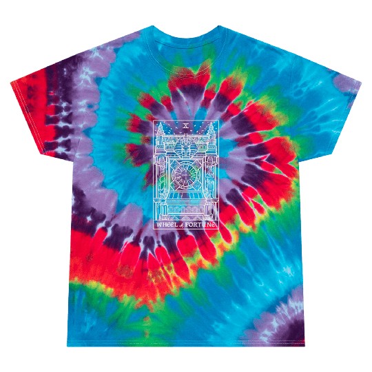 Wheel of Fortune Tarot Card Shadow Edition Tie Dye T Shirts