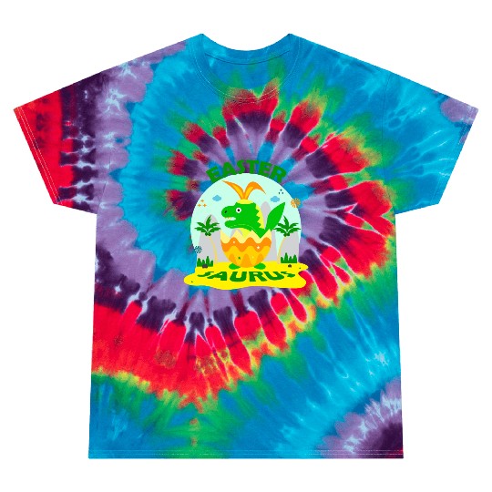 Easter Saurus Tie Dye T Shirts