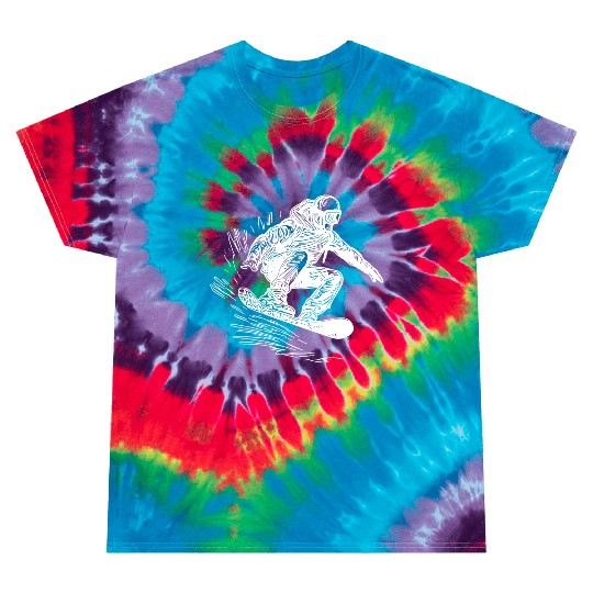 Snowboarding Jump Style Crass Snowboard Move Tie Dye T Shirts