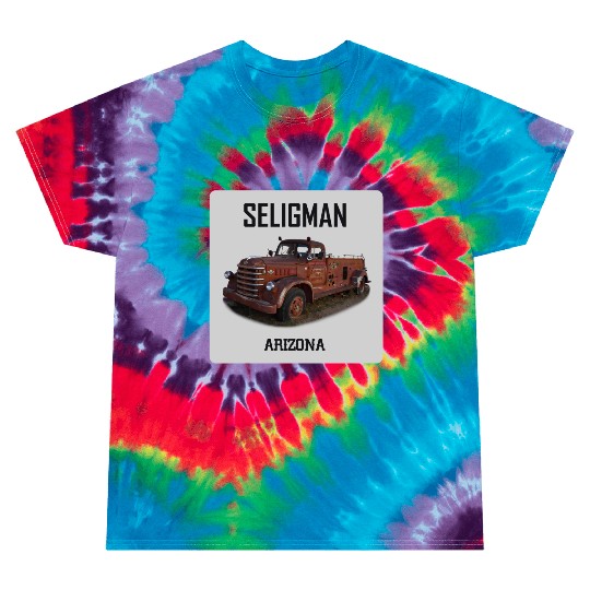 Old car city of Seligman in Arizonna, US Route 66 Tie Dye T Shirts