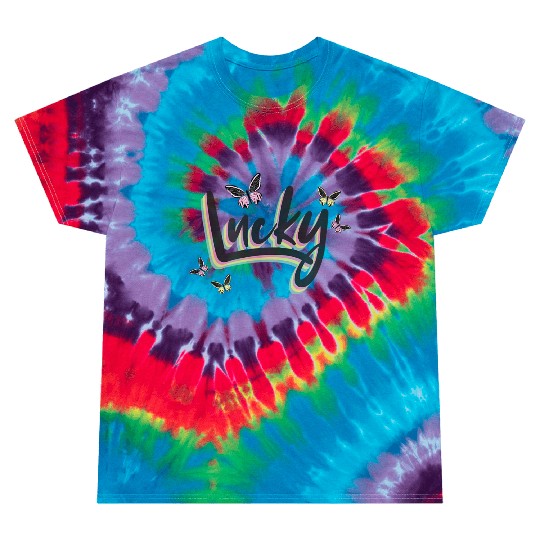 Lucky Butterflies Tie Dye T Shirts