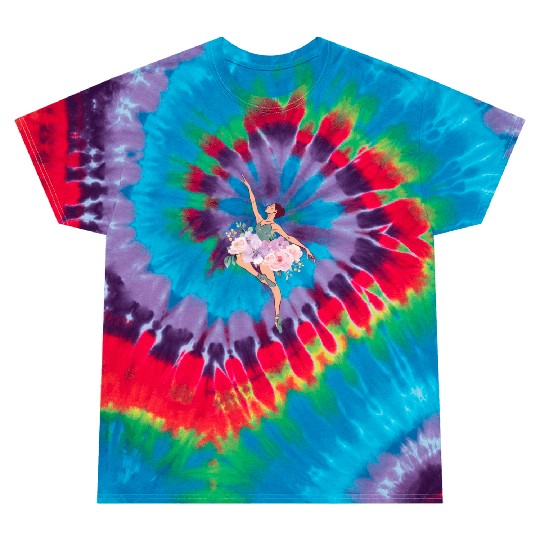 Ballet Dancer Dance Girl Ballerina Tie Dye T Shirts