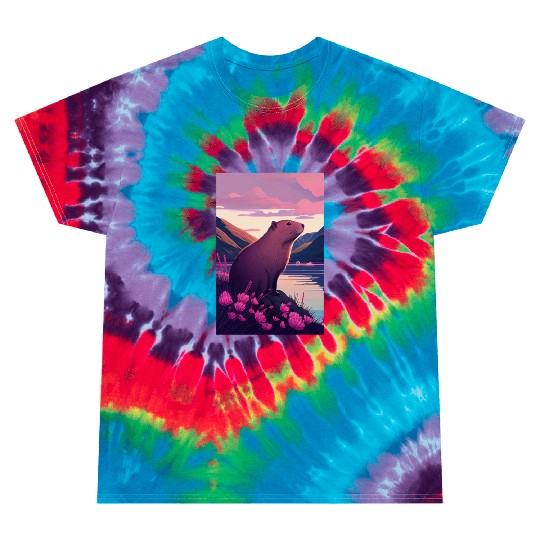 Capybara Nature Capibara Tie Dye T Shirts