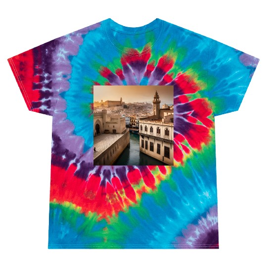Fantasy pictures ,town Morocco ,city casablanca Tie Dye T Shirts