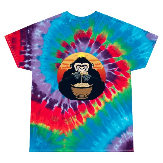 gorilla noodles sunset Tie Dye T Shirts