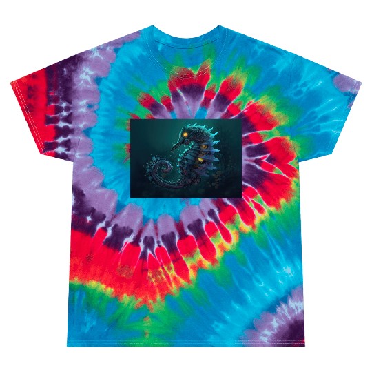 Neon Shark Attack Tie Dye T Shirts