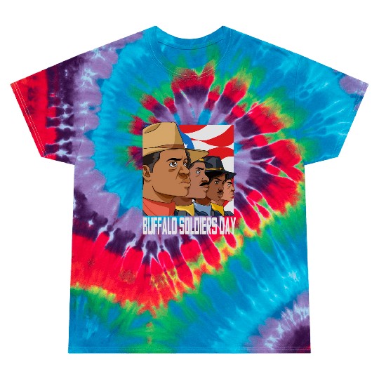 National Buffalo Soldiers Day July 28Th Patriotic Tie Dye T Shirts