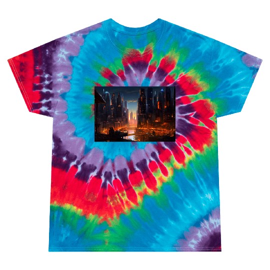 Chicago Cyber Punk Tie Dye T Shirts