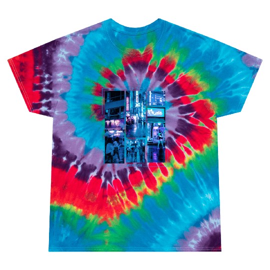 Japanese Cyberpunk Tokyo Streetwear Aesthetic Tie Dye T Shirts