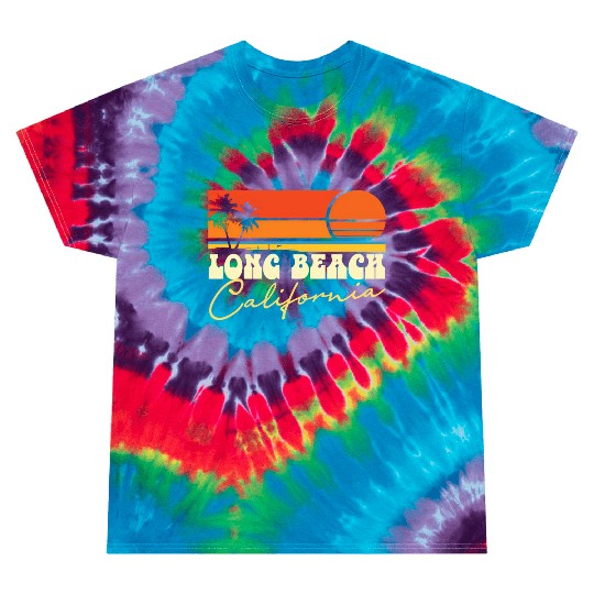 Long Beach California Tie Dye T Shirts