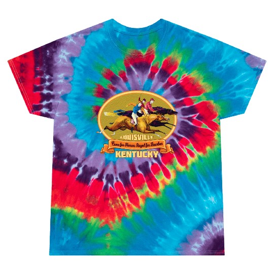 Louisville Kentucky Horse Racing Bourbon Derby Tie Dye T Shirts