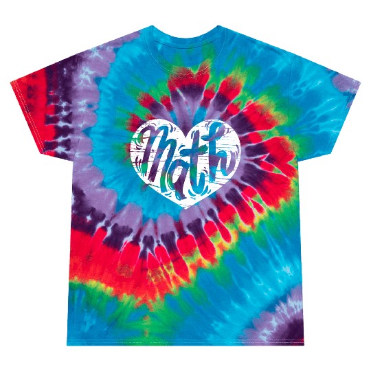 Math Heart Math Teacher He Tie Dye T Shirts