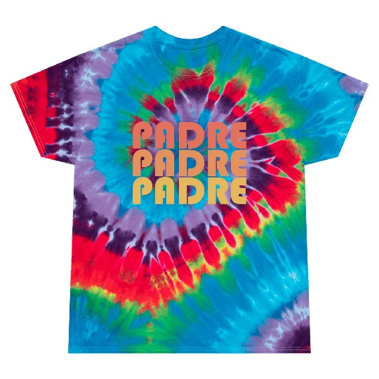Padre Typography 1970S Tie Dye T Shirts