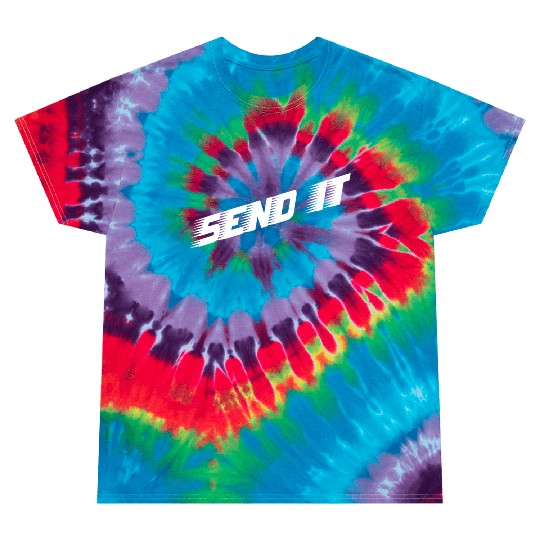 Dirt Bike Send It Motocross Tie Dye T Shirts