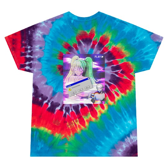 Vaporwave Aesthetic Japanese Style Anime Tie Dye T Shirts