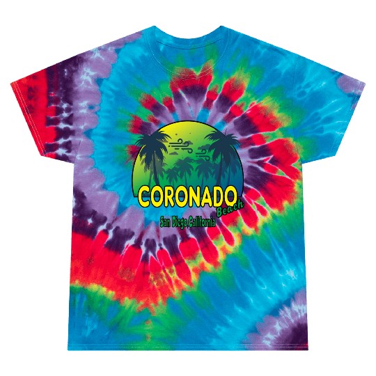 Coronado Beach In San Diego California State Coron Tie Dye T Shirts