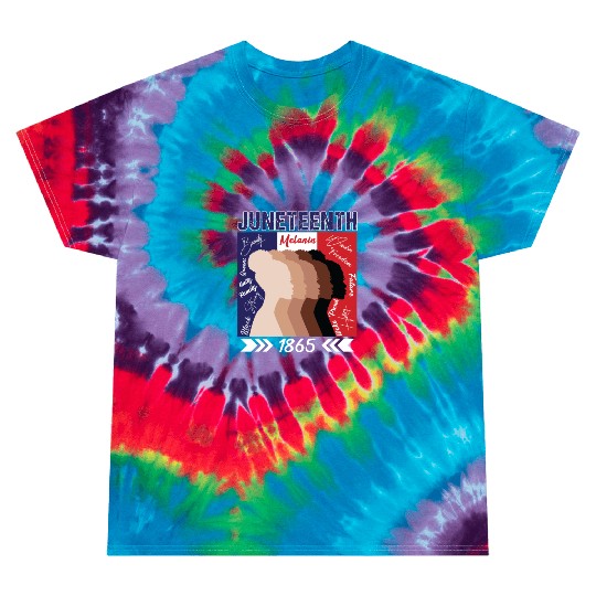 Celebrating Juneteenth with Melanin Women Tie Dye T Shirts