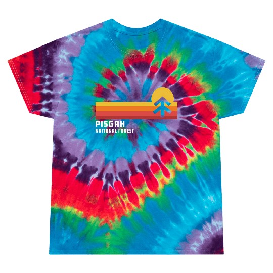 Retro Sunset Pisgah National Forest Asheville Tie Dye T Shirts